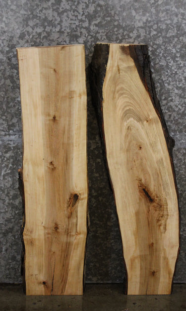 2- Maple Live Edge Side Table Tops/Wall Shelves 4855-4856